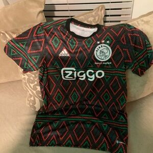 Adidas men Ajax Ziggo Black and Red Shirt